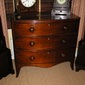 Mahogany Bow front Chest of Drawers 