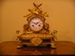 A small French ormolu Mantel clock 
